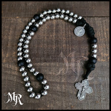 Load image into Gallery viewer, Bold Unbreakable St. Benedict Paracord Rosary

